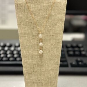 14k gold filled freshwater keshi pearl necklace